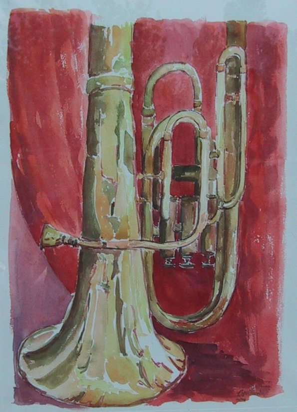 Le Tuba (date?) Aquarelle