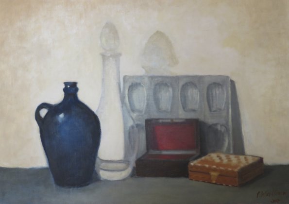 Moule à madeleines (2012) Huile sur toile 46 x 33 cm