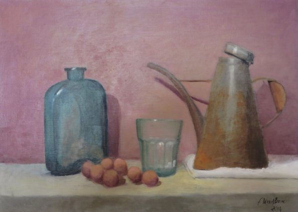 Lichees (2014) huile sur toile 46 x 33 cm